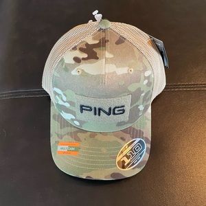 Ping SnapBack multicam hat